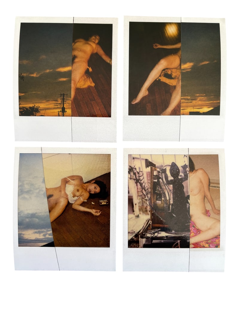 NOBUYOSHI ARAKI POLAROID C TYPE PRINTS: Nobuyoshi Araki Polaroid C Type Prints each measuring at 3.5x4.25 inches