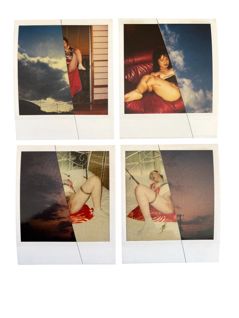 NOBUYOSHI ARAKI POLAROID C TYPE PRINTS: Nobuyoshi Araki Polaroid C Type Prints each measuring at 3.5x4.25 inches
