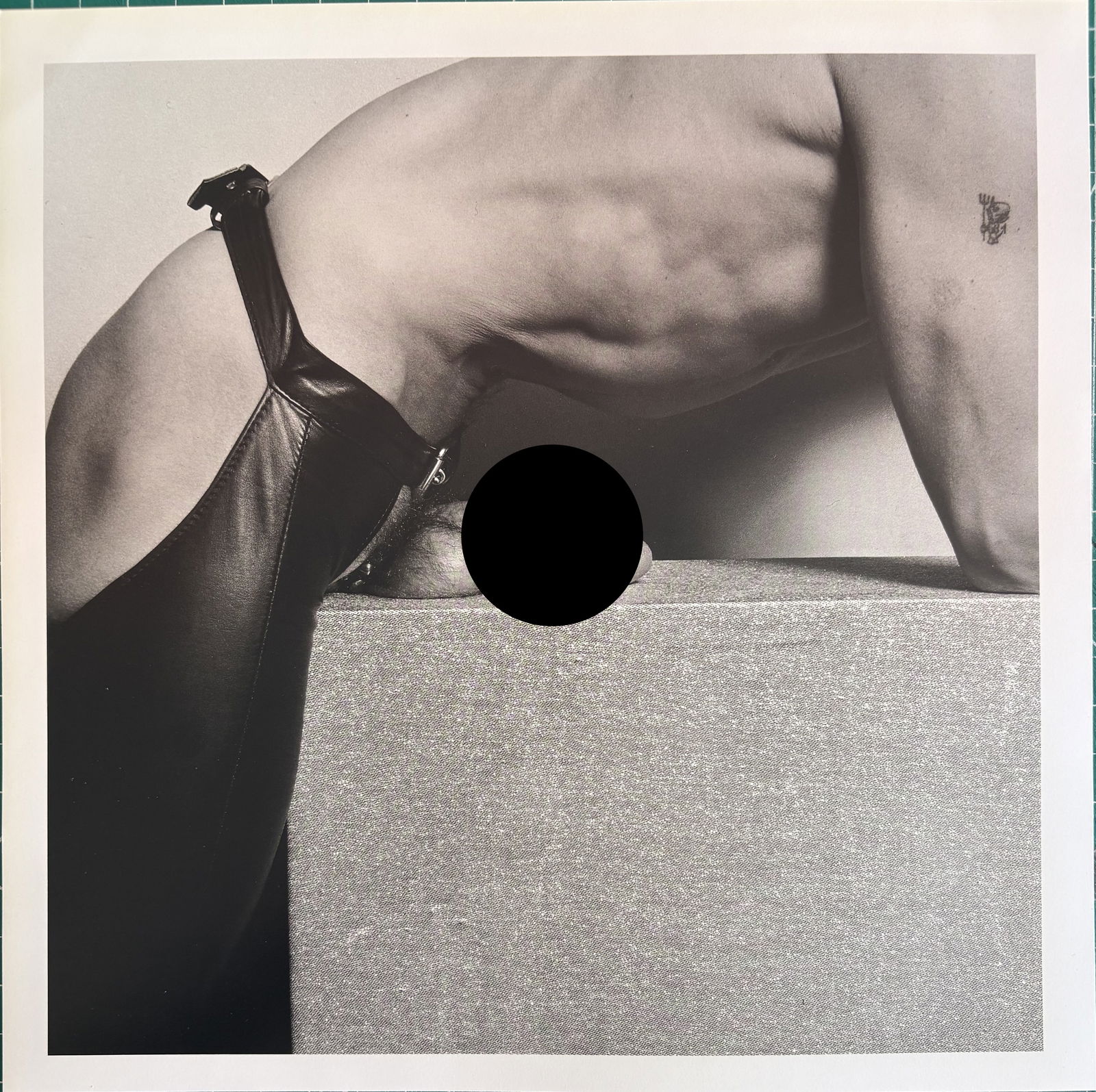 ROBERT MAPPLETHORPE MARK STEVENS PHOTO LITHO: Robert Mapplethorpe Mark steven Photo lithograph mounted to same size board measuring at 11x11 inches