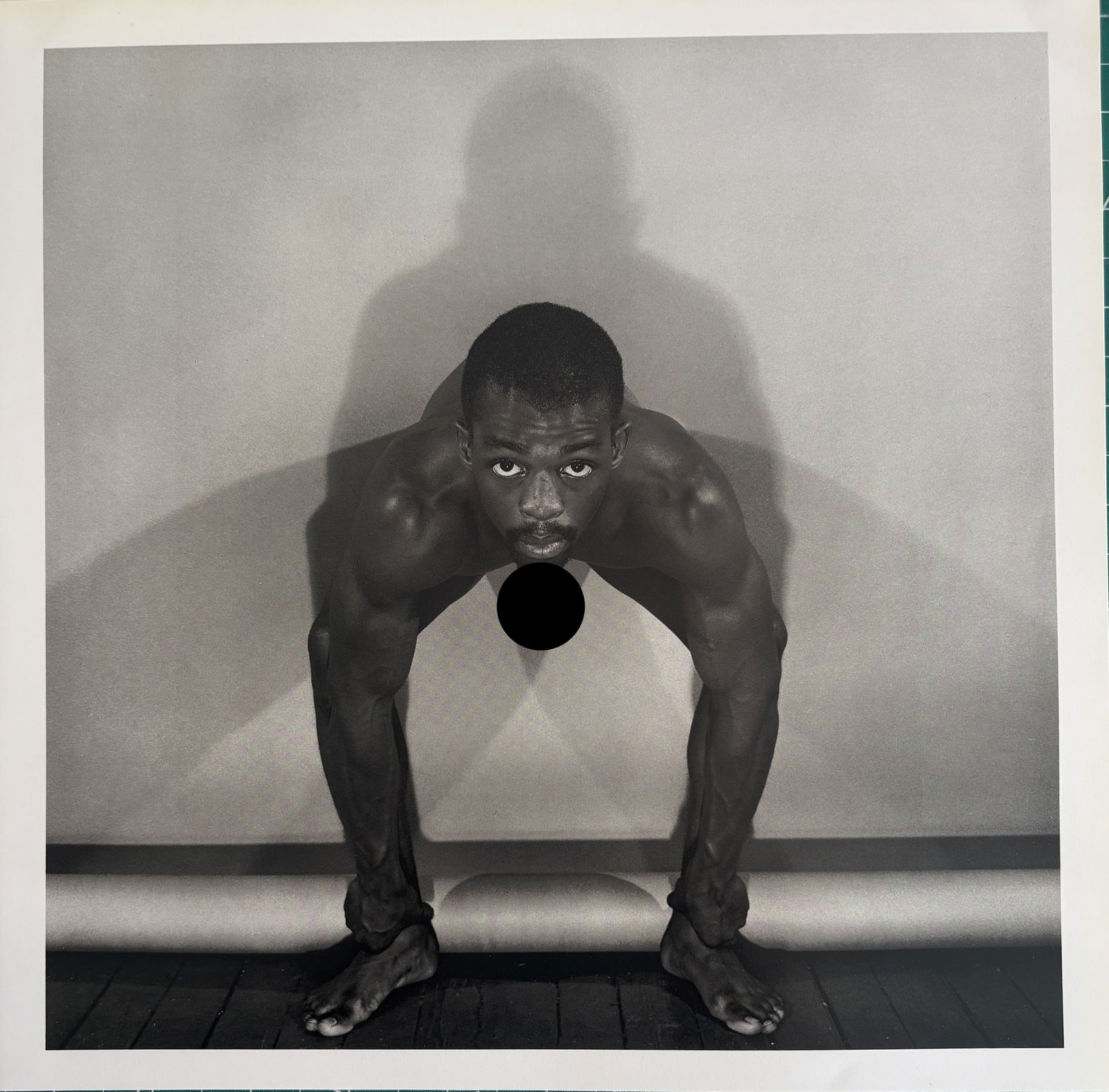 ROBERT MAPLETHORE DENNIS SPEIGHT PHOTO LITHO: Robert Mapplethorpe Dennis Speight Photo Lithograph mounted to same size board measuring at 11x11 inches