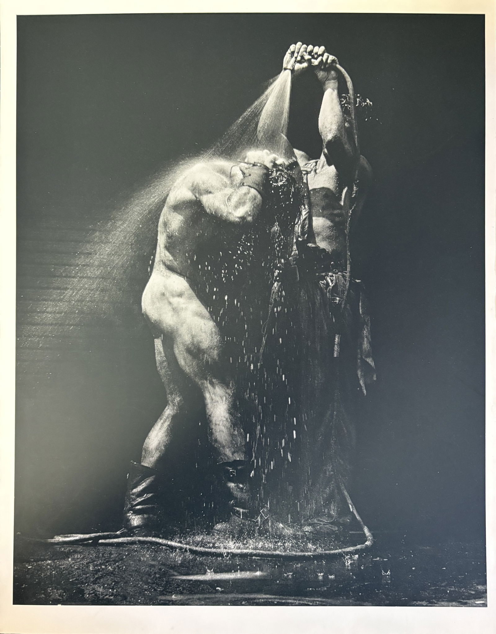 HERB RITTS DAN AND FRED SHEET FED GRAVURE: Herb Ritts Dan and Fred Sheet Fed gravure mounted to same size board measuring at 10.5x14 inches