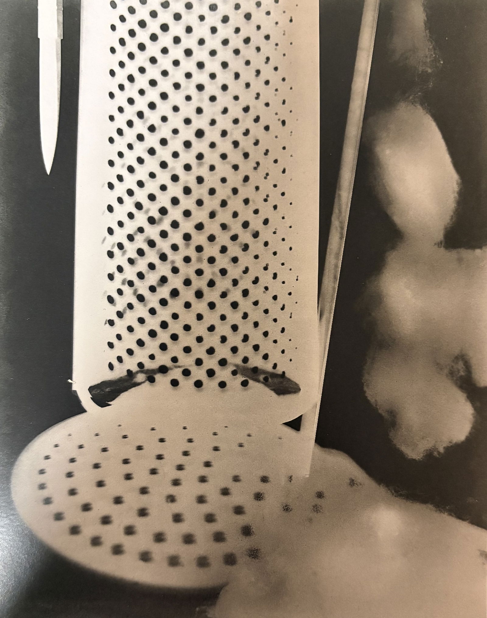 MAN RAY UNTITLED PHOTO LITHO: Man Ray Untitled Photo Lithograph mounted to same size board measuring at 4.5x6.5 inches