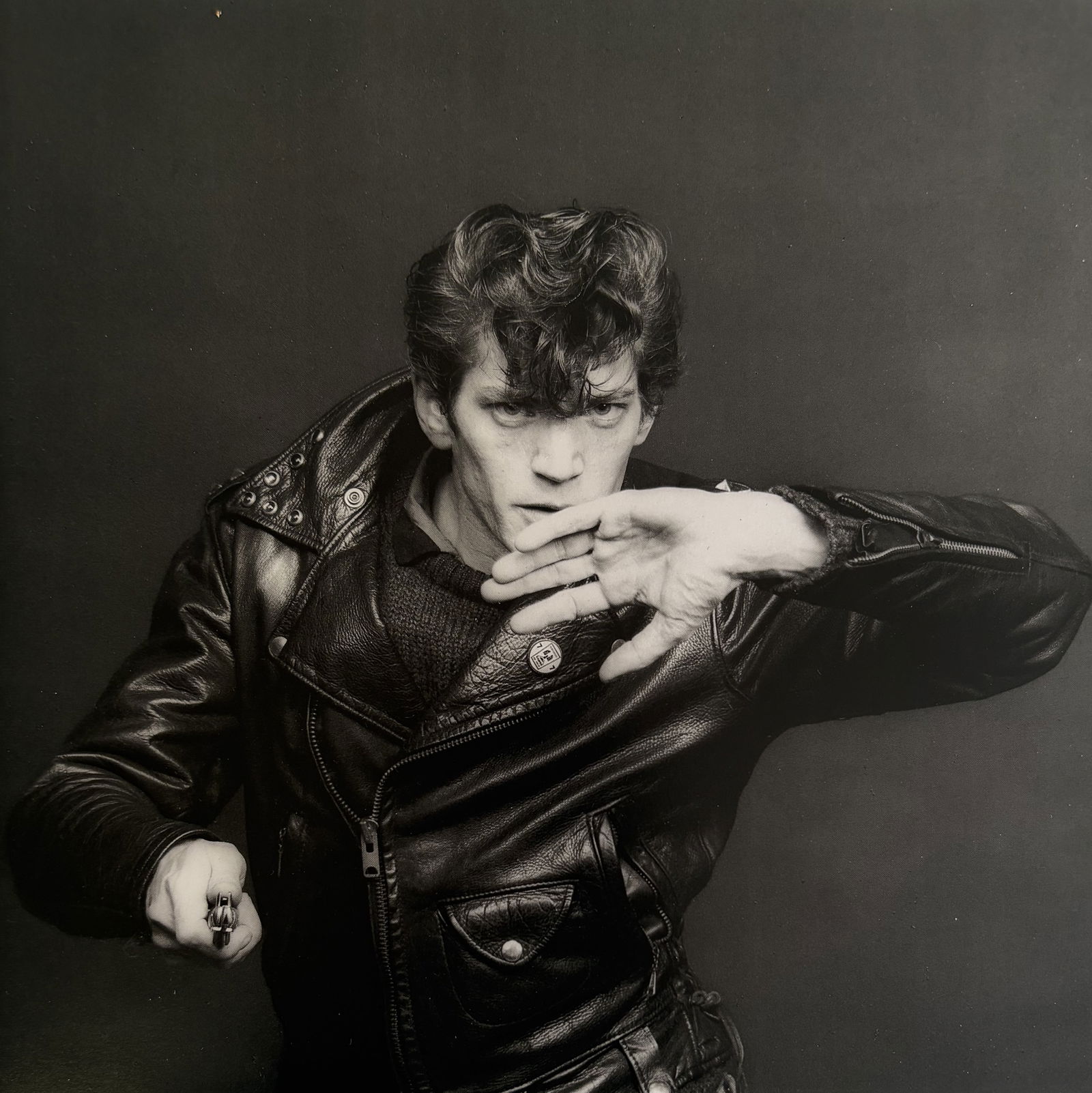 ROBERT MAPPLETHORPE SELF PORTRAIT PHOTO LITHO (1 of 1)