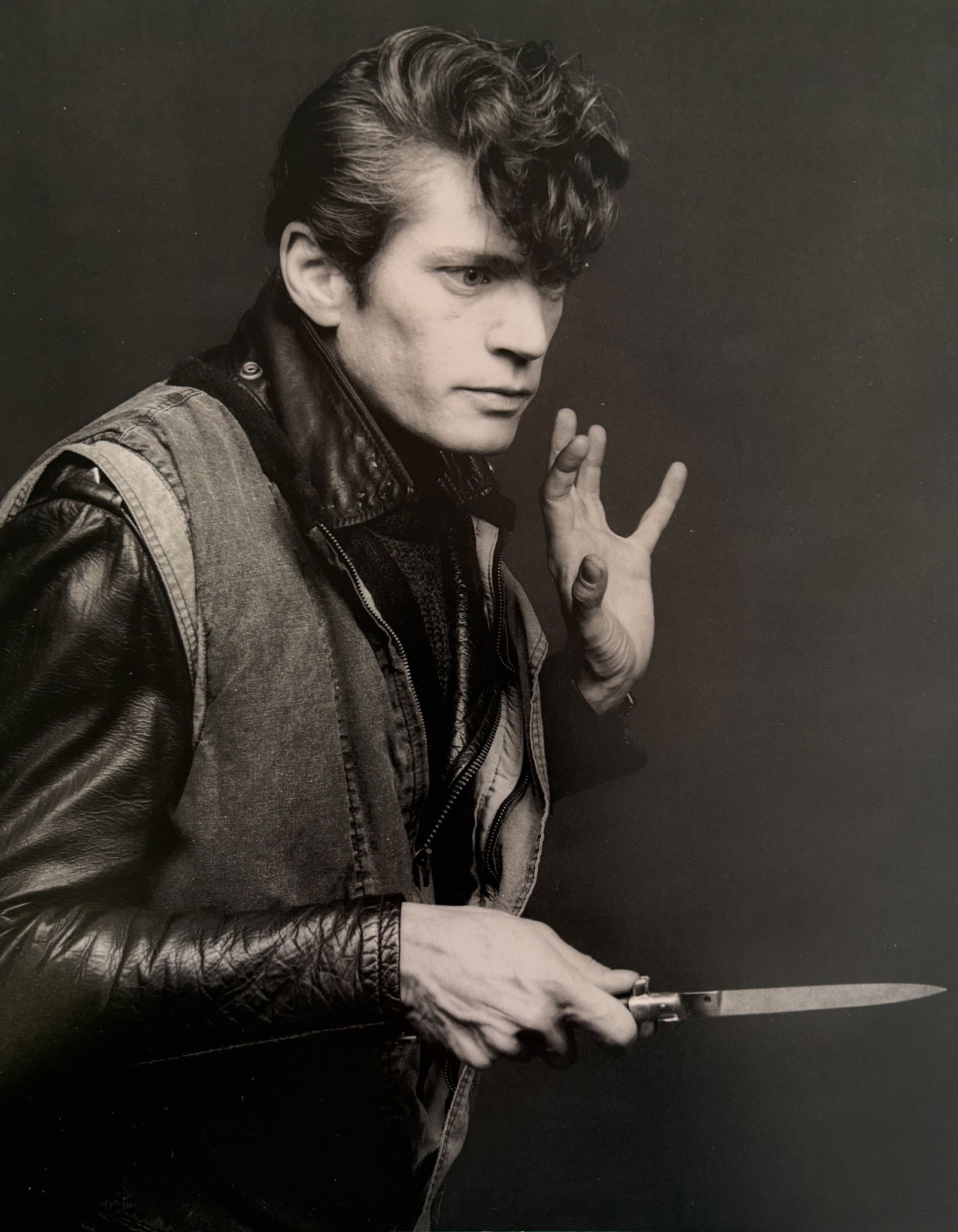 ROBERT MAPPLETHORPE SELF PORTRAIT PHOTO LITHO (1 of 1)