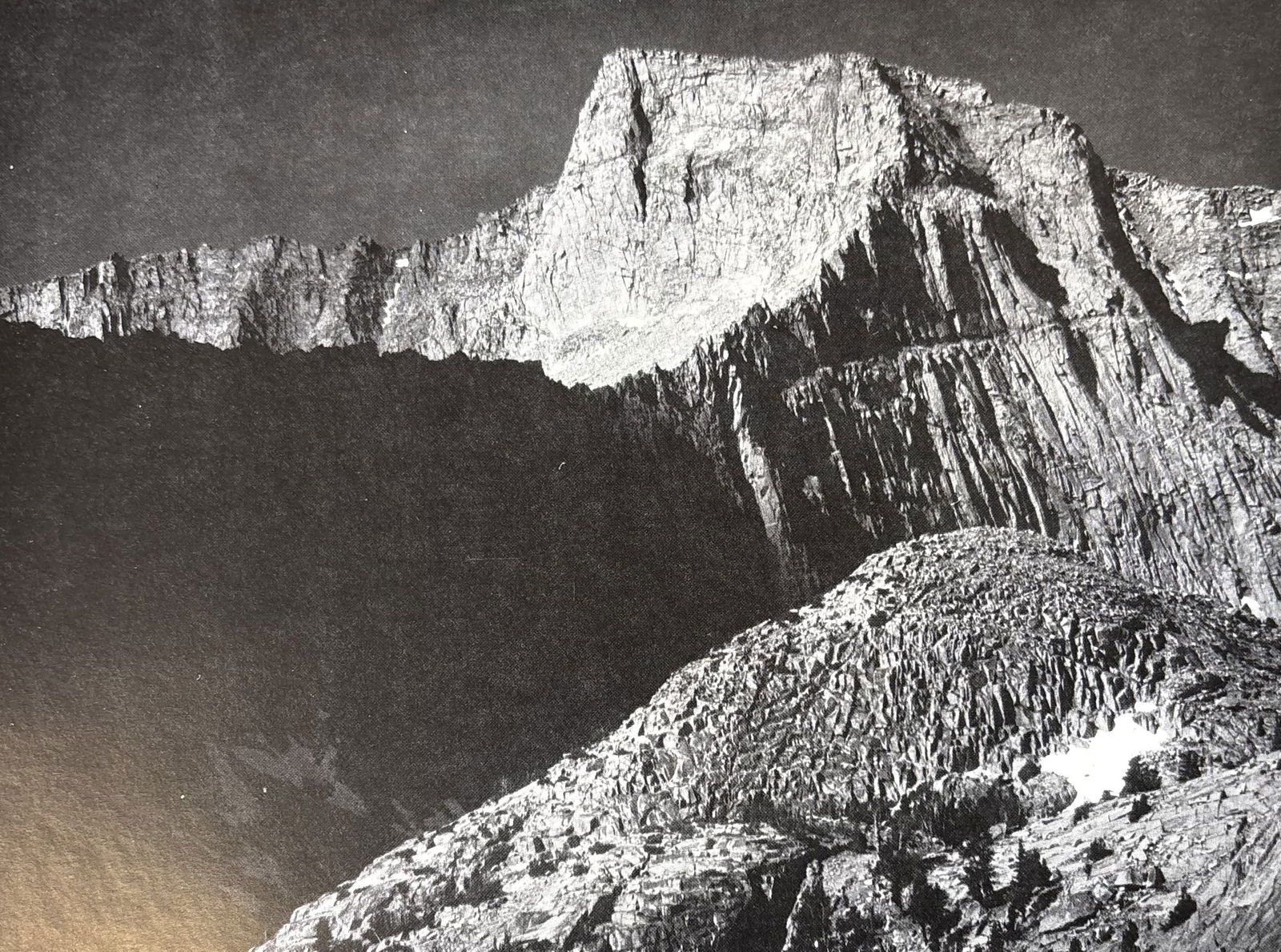 ANSEL ADAMS SIERRA PEAK PHOTO LITHO (1 of 1)