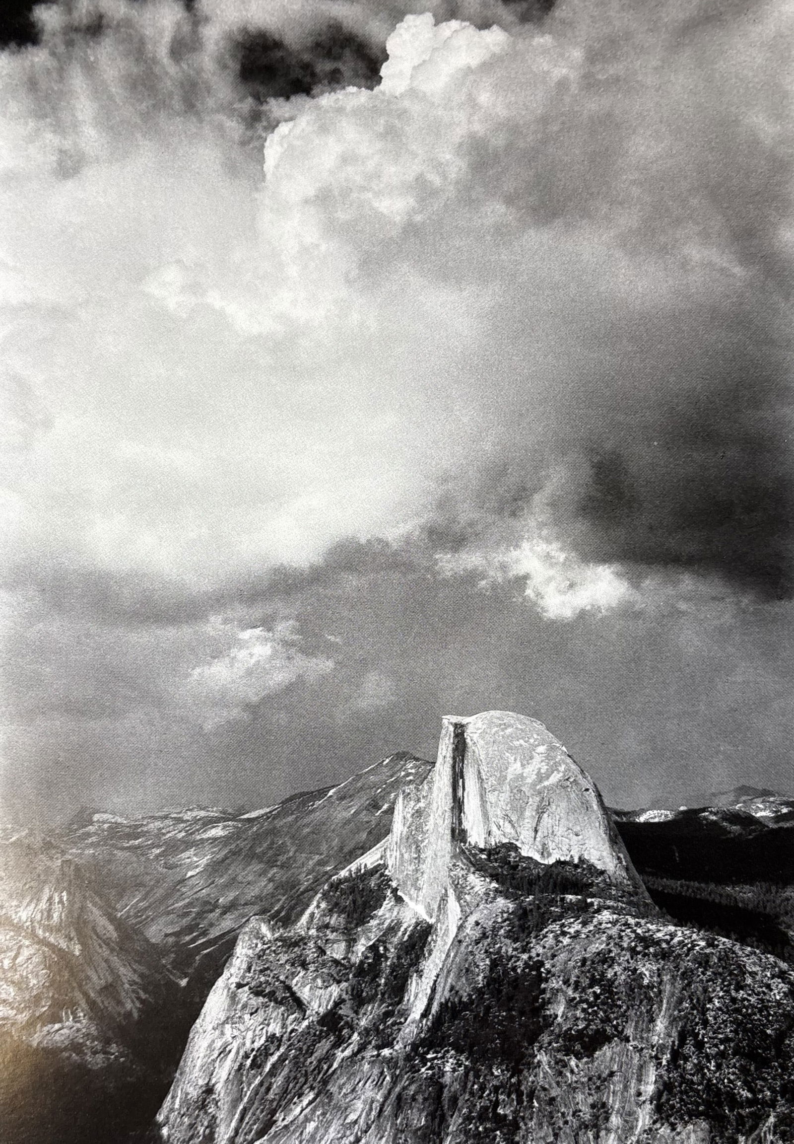 ANSEL ADAMS HALF DOME PHOTO LITHO (1 of 1)