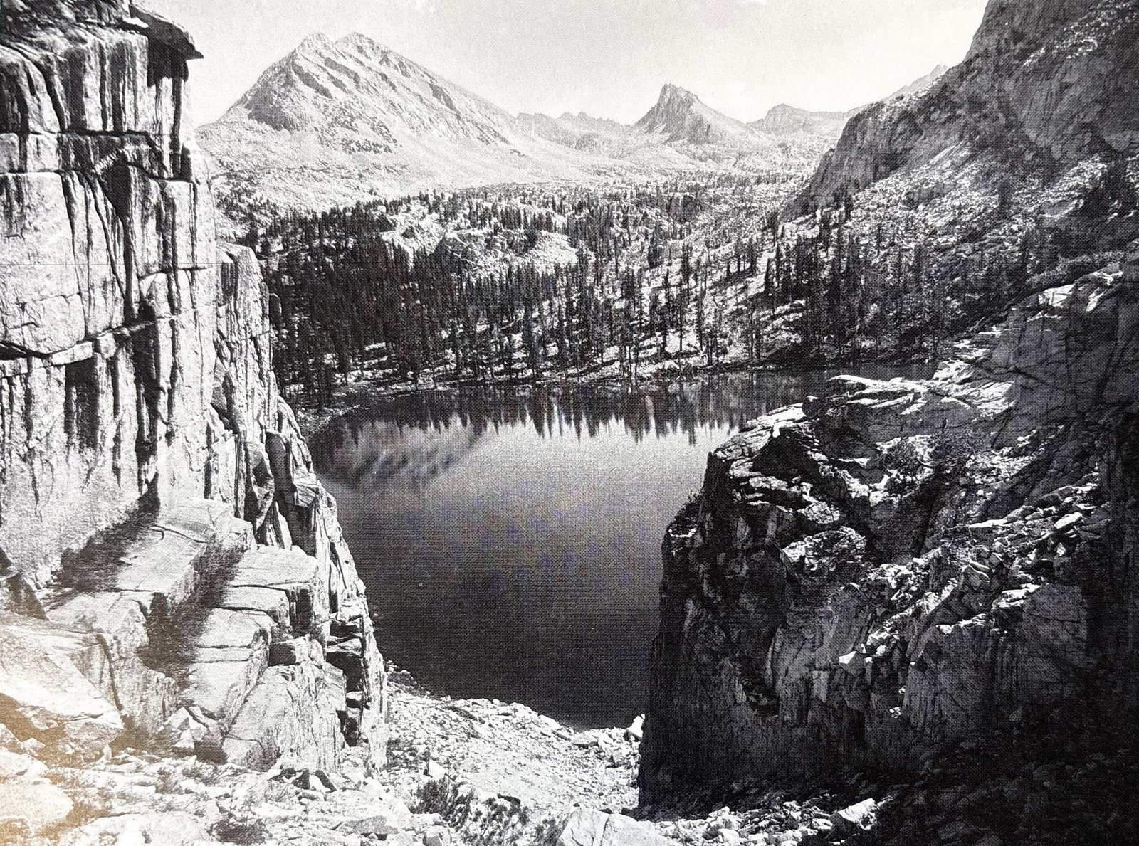 ANSEL ADAMS MARION LAKE PHOTO LITHO (1 of 1)