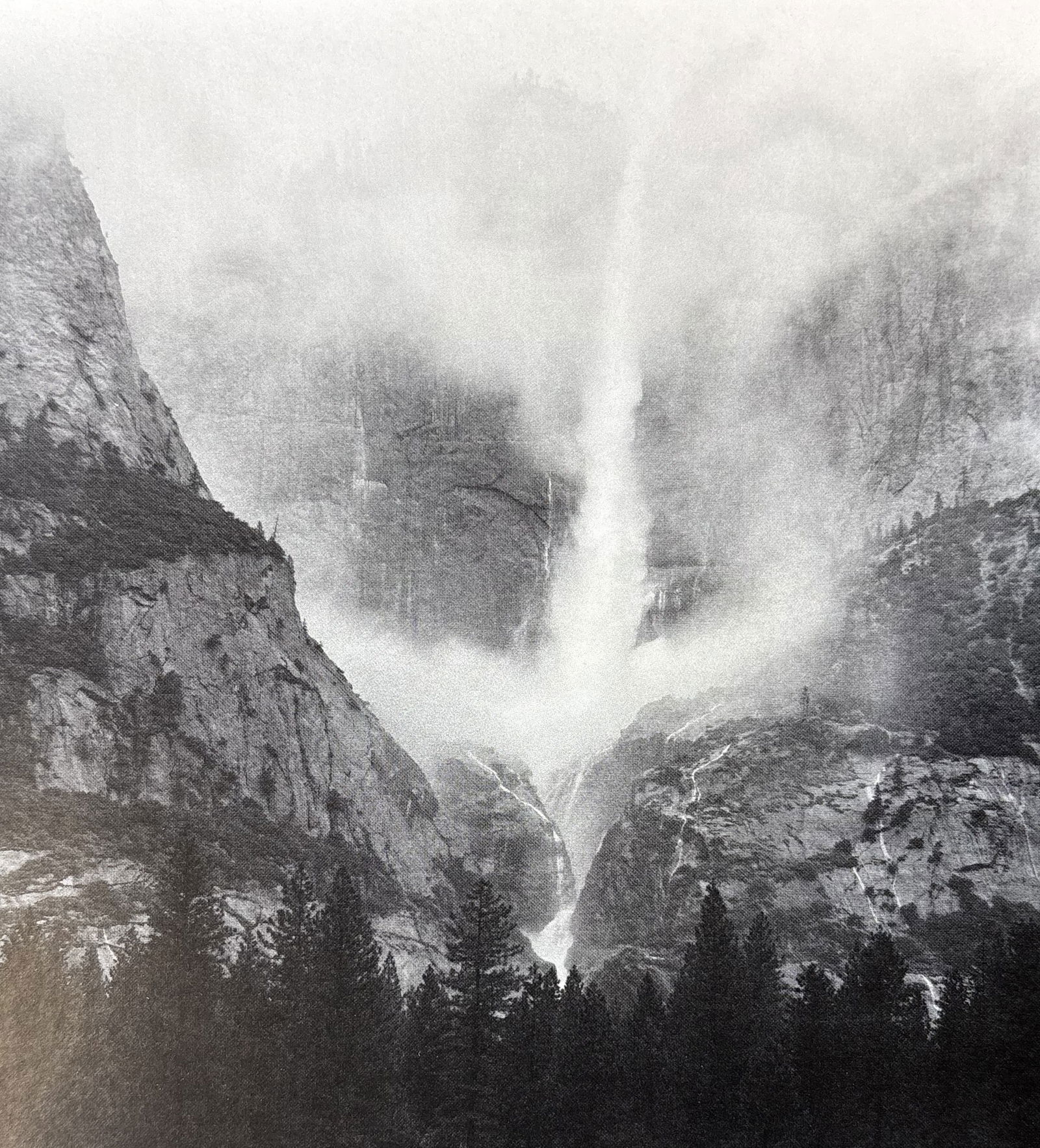ANSEL ADAMS YOSEMITE FALLS PHOTO LITHO (1 of 1)