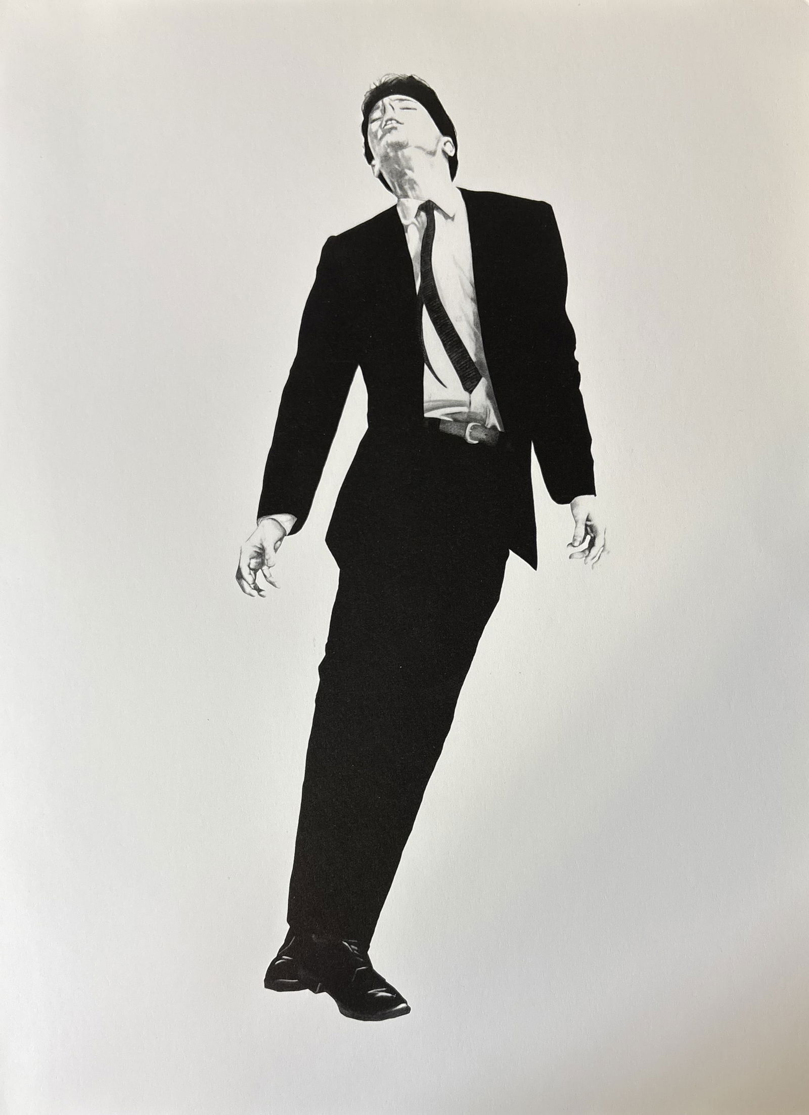ROBERT LONGO MAN FALLING PHOTO LITHO (1 of 1)