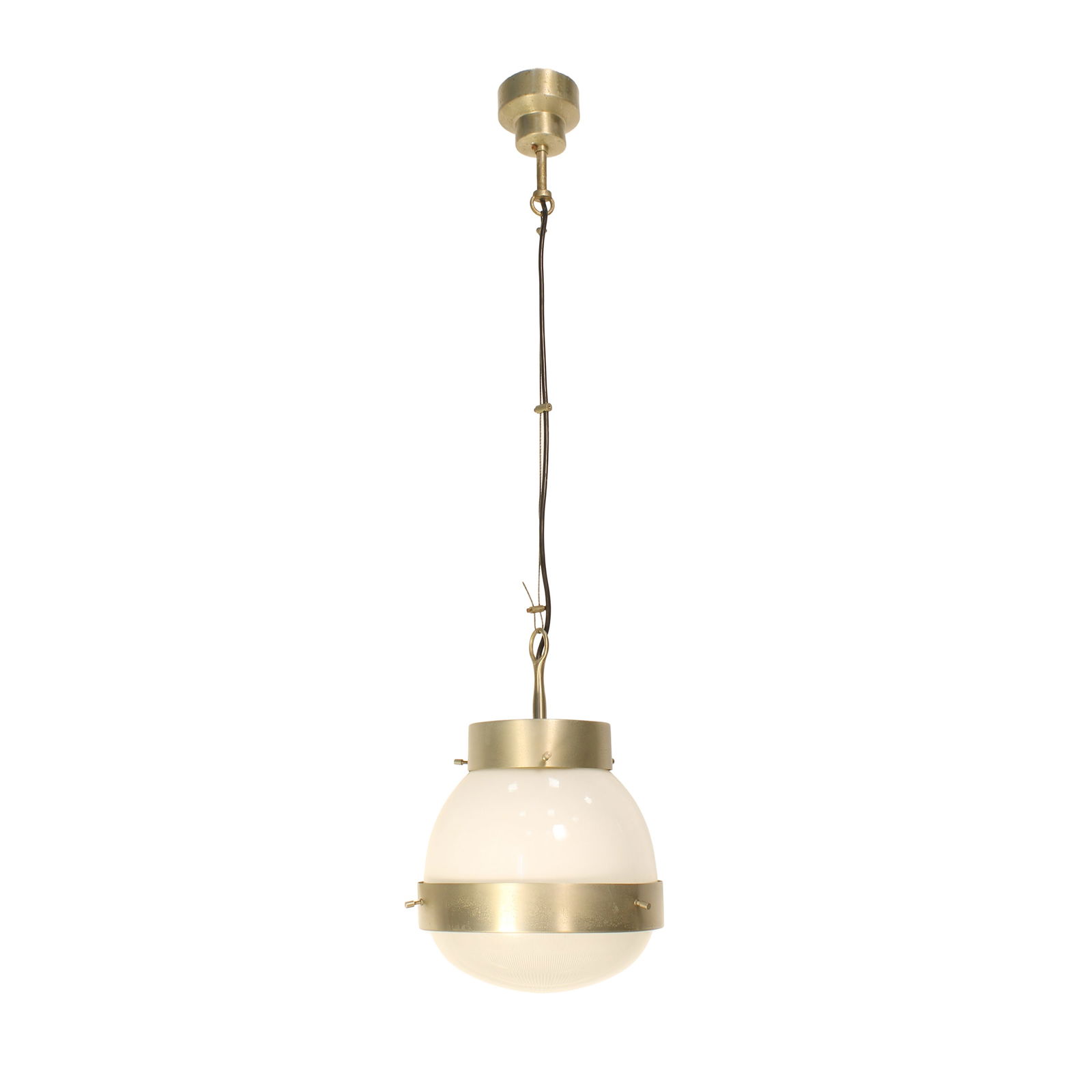 Sergio Mazza, prod. Artemide Italy, 60s 102x26 cm.: suspension lamp mod. Delta