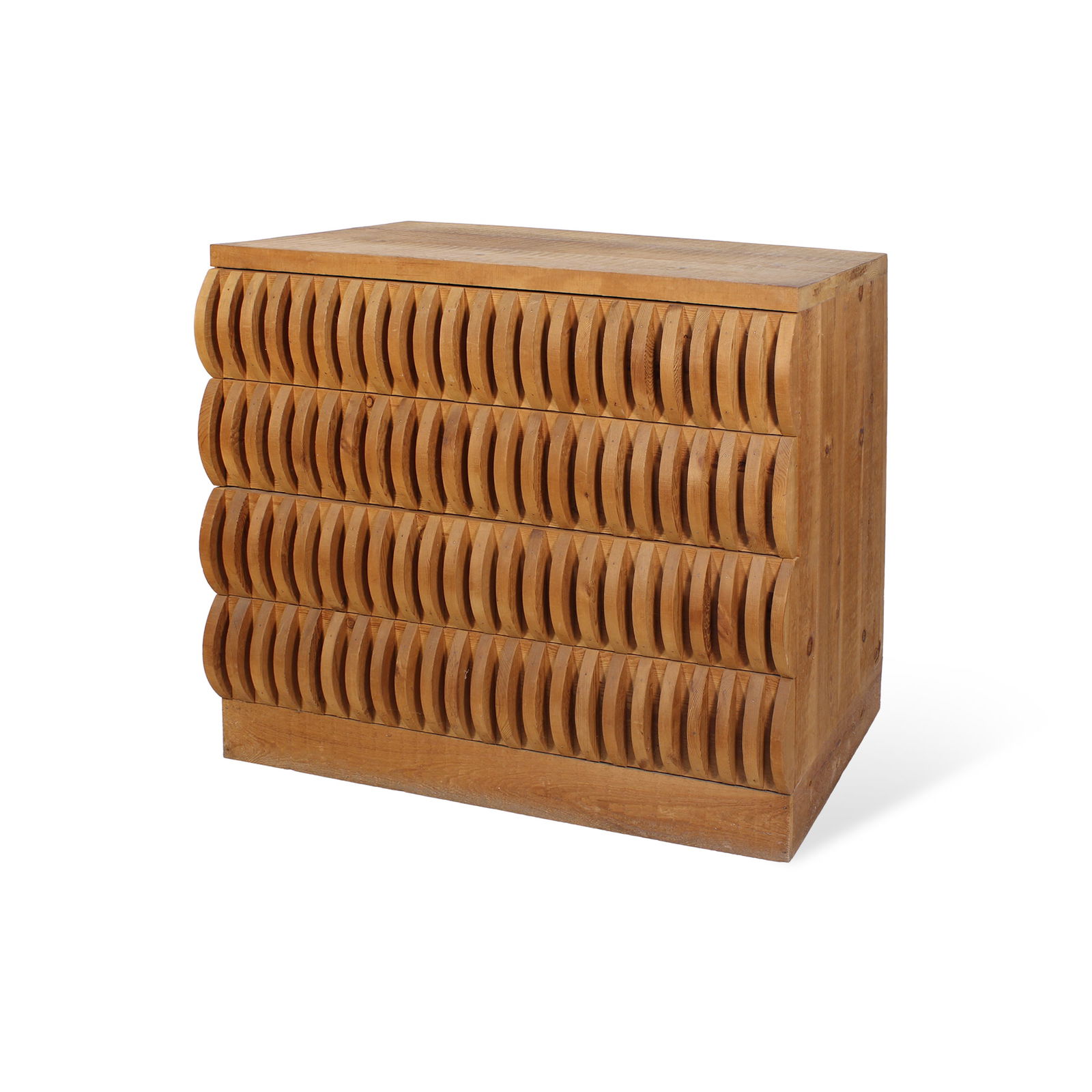 Mario Ceroli Italy, 70s 96x112x63 cm: chest of drawers mod. Annabella, series "mobili nella valle"