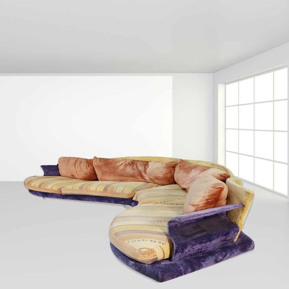 Italian manufacture 20th century 78x276x120 cm. each (1 of 2)