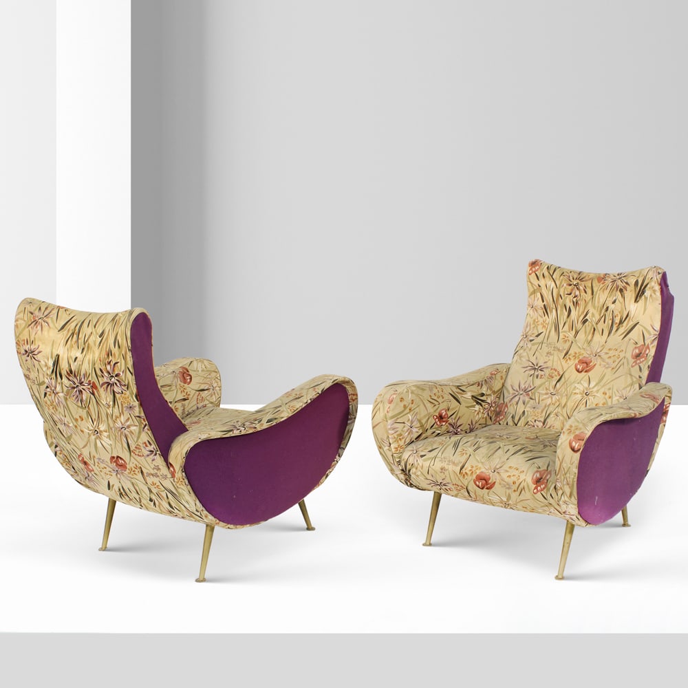 Italian manufacture (2) Italy, 20th century 83x74x77 cm. (1 of 1)