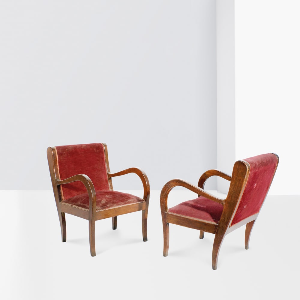 Italian manufacture (2) Italy, 1930s 77x56x64 cm. (1 of 1)