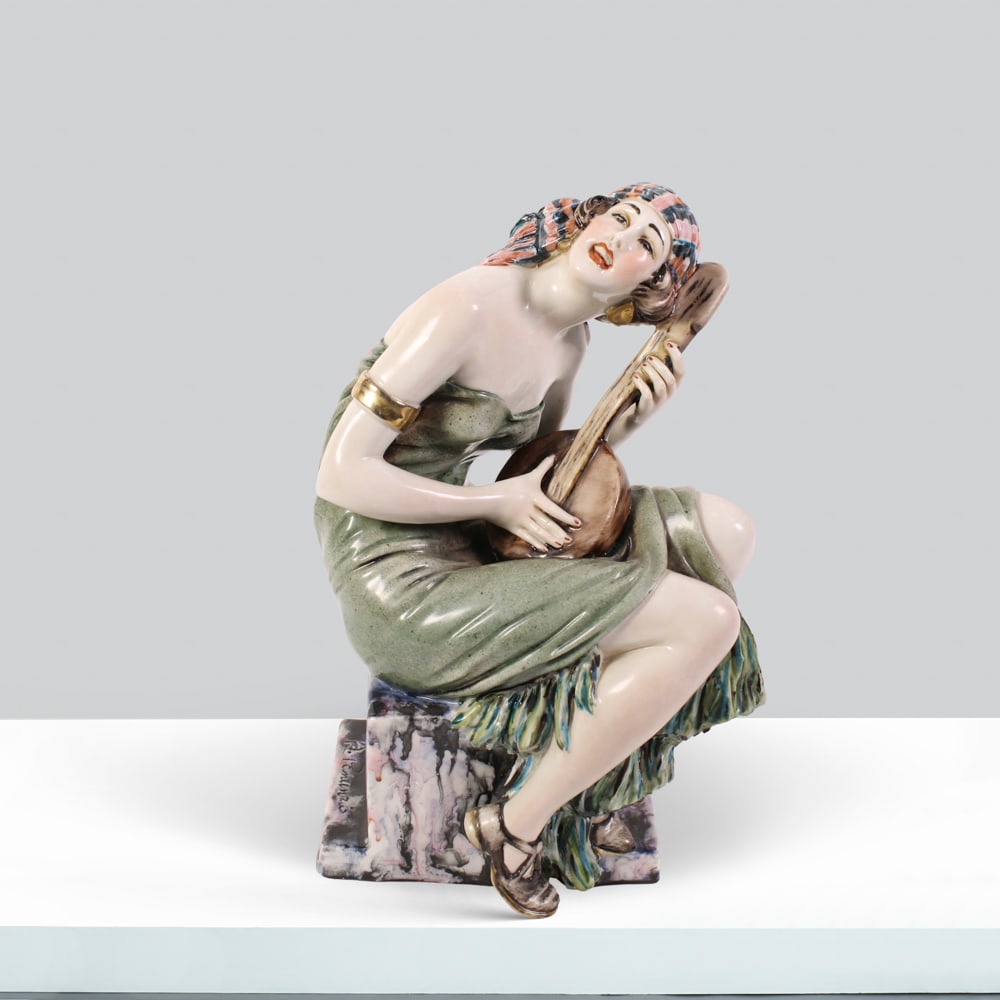 V.B.C.M. Vincenzo Bertolotti Ceramiche Milanesi Milan, 20th century h. 23cm (1 of 1)