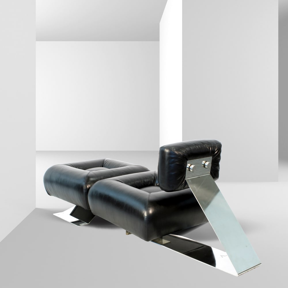 Oscar Niemeyer prod. Aranline 1970s 70x135x75 cm (1 of 2)