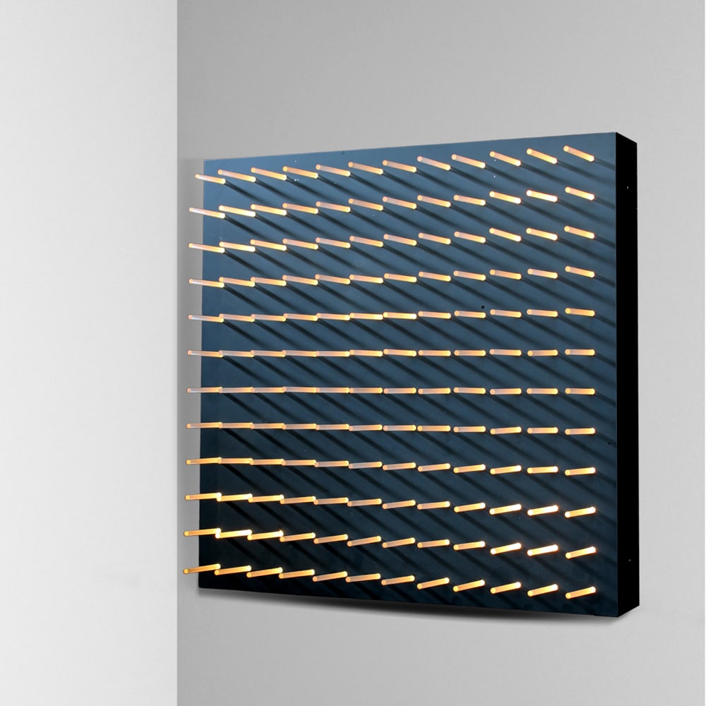 Gianfranco Fini prod. New Lamp Italy, 1970s 92x92x12 cm (1 of 3)