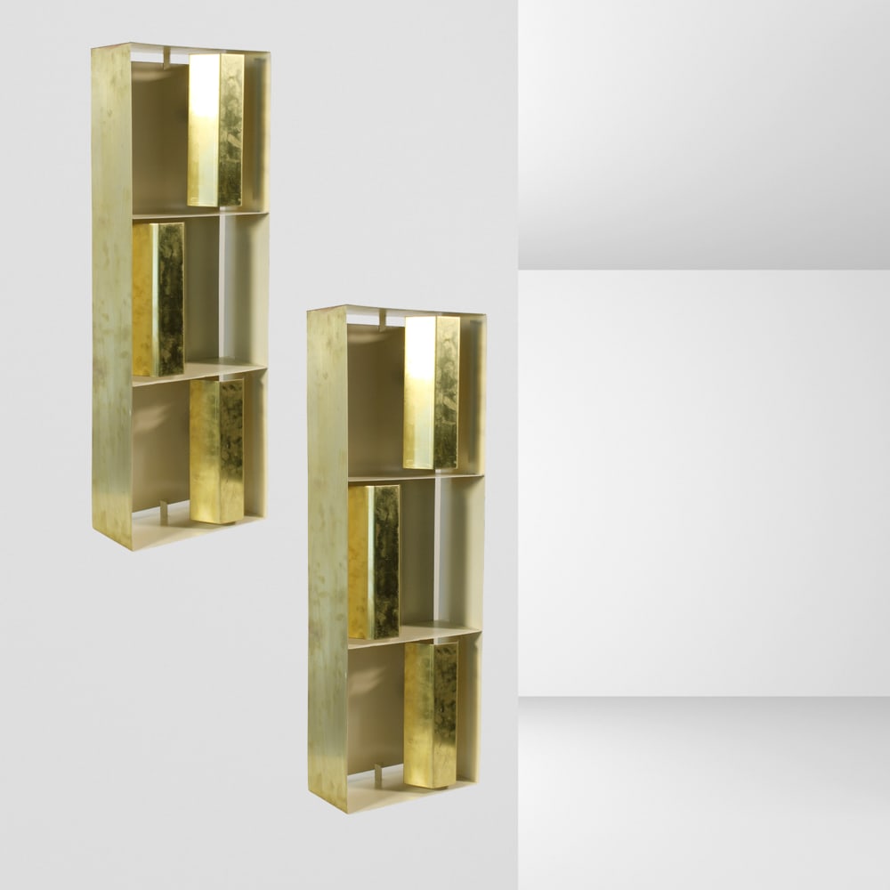 Gio Ponti prod. Arredoluce Italy, 1950s 75x25x13 cm each. (1 of 1)