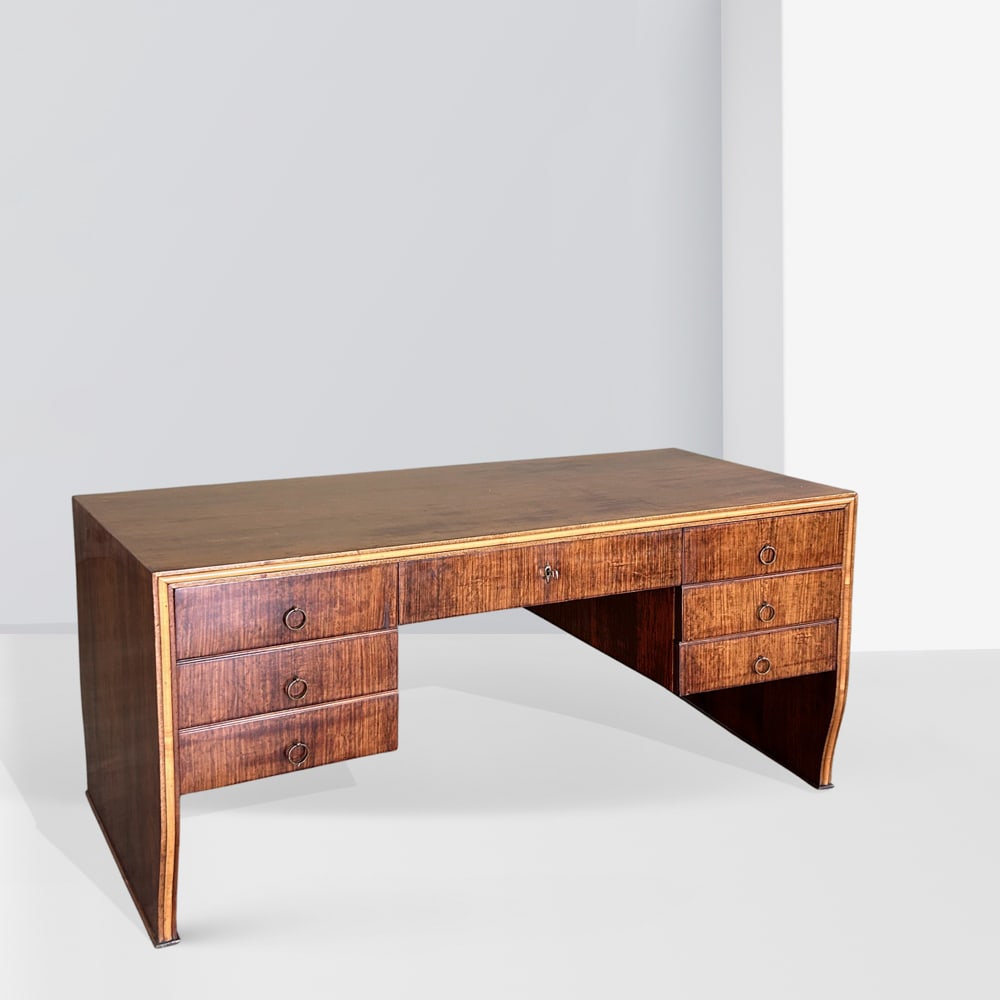 Osvaldo Borsani prod. ABV Arredamenti Borsani-Varedo Italy, 1940s 81x185x86 cm (1 of 12)