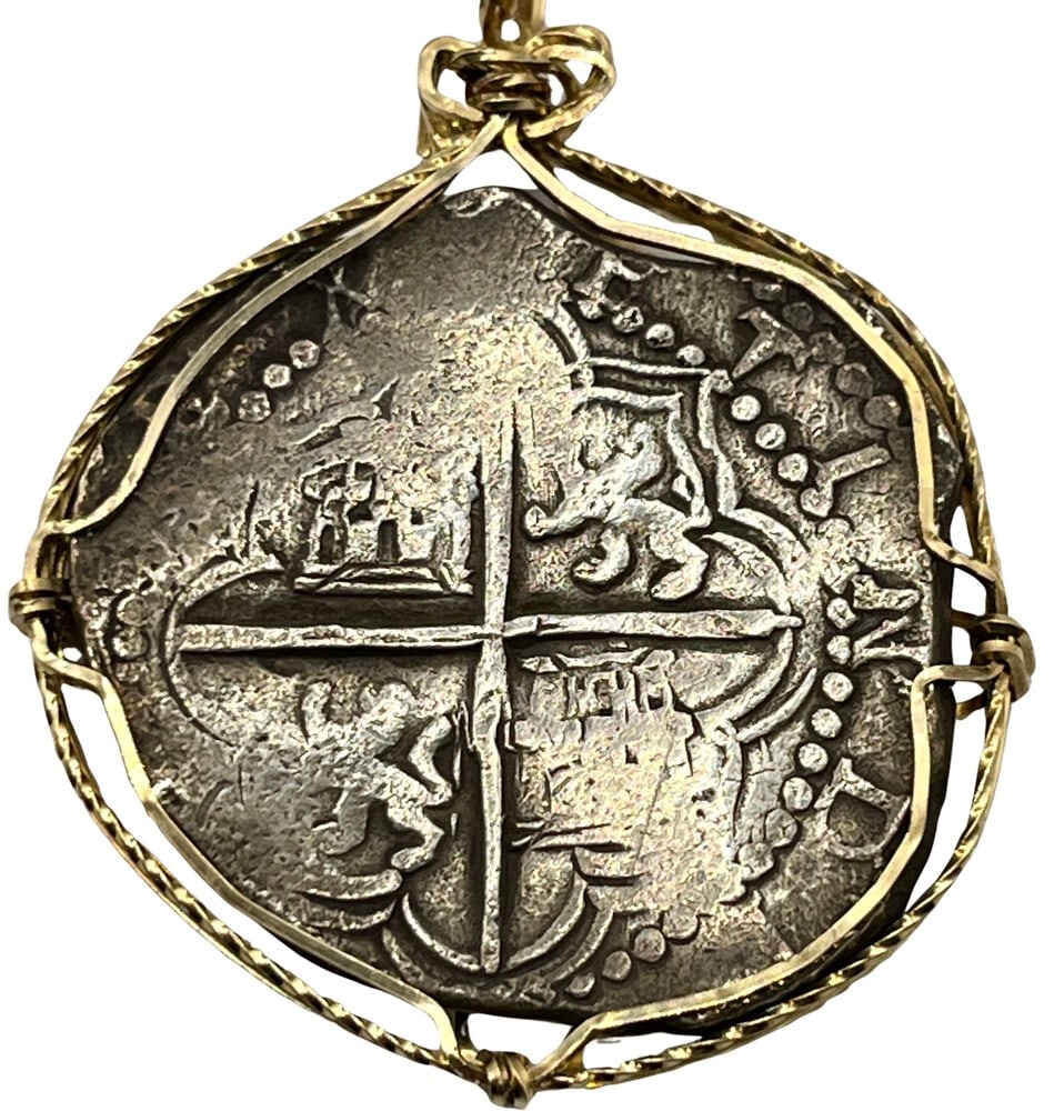 Spanish Armada Shipwreck Coin Pendant (1 of 5)