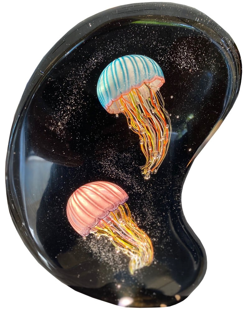 Deluxe Murano Jellyfish Aquarium by Diego Costantini (1 of 7)
