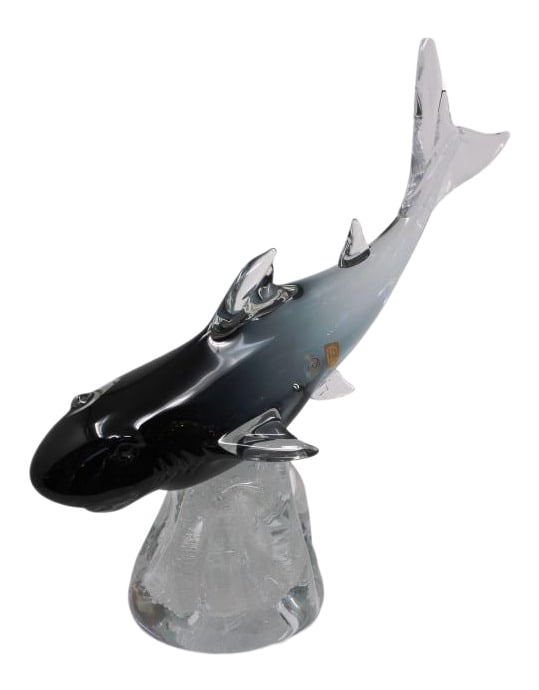 Shark Sculpture in Murano Glass by Oscar Zanetti (1 of 4)