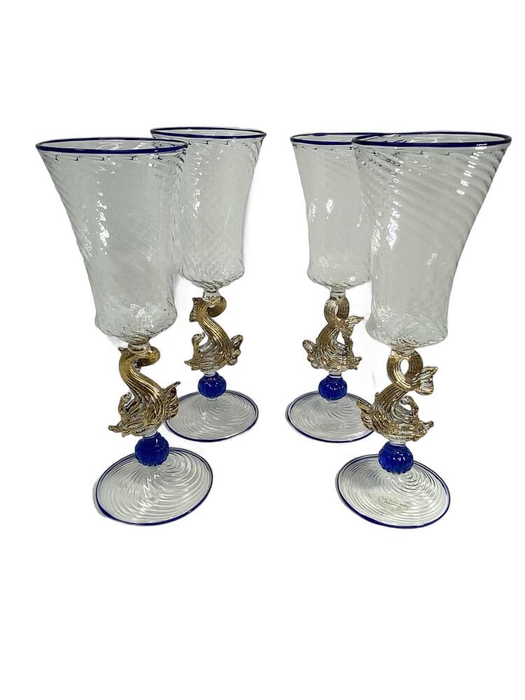 Murano Glass Wineglasses by Tessaro (1 of 4)