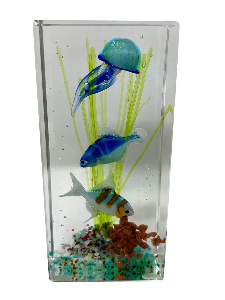 Paperweight Aquarium from Murano (1 of 5)
