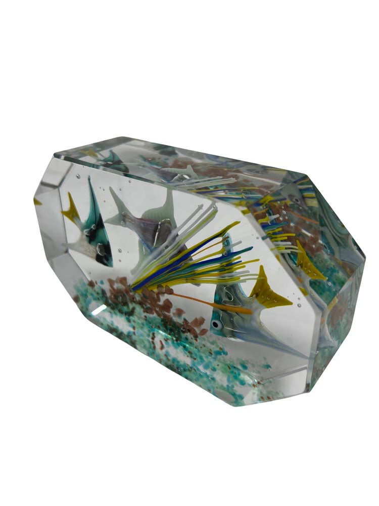 Murano Glass Paperweight Aquarium (1 of 5)