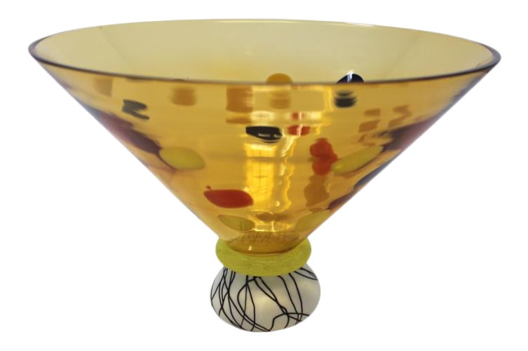 La Murrina - Coriandoli Bowl by La Murrina: Strikingly colored, hand formed bowl from the furnaces in Murano. Signed by La Murrina.