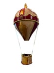 Papier Mache Hot Air Balloon from Venice: Created by one of Venice's top Mask makers, this beautiful papier mache hot air balloon was hand made. Beautiful colors and an enchanting decorative piece for any home! Measures 17" tall.