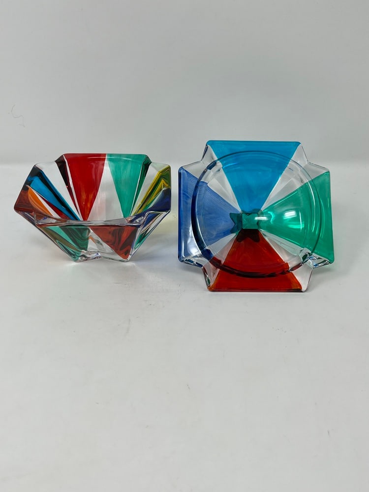 Venetian Hand Painted Compote - 5