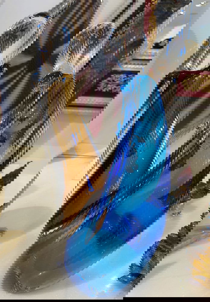 Murano Glass Lovers Statue - 3