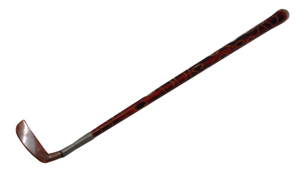 Murano Glass Golf Putter 1 of 1 by Schiavon: Massimiliano Schiavon's Art Team in Murano is considered the cutting edge of glass design and innovation. Each piece is unique. Collectors from all over the world invest in his art. This putter was ha