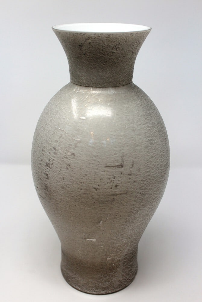 Venini Lucenti Classic Vase in Silver Grey - 3
