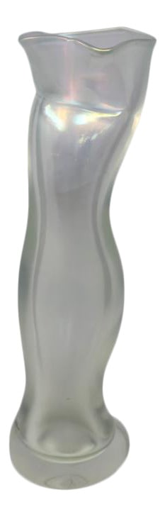 Venini "Donna" Sculpted Vase by Fulvio Bianconi: Fulvio Bianconi designed "Donna" and created his Masterpiece at the Venini Furnaces in Murano. The shimmering glass is formed in the shape of a woman's figure. Current International retail for this