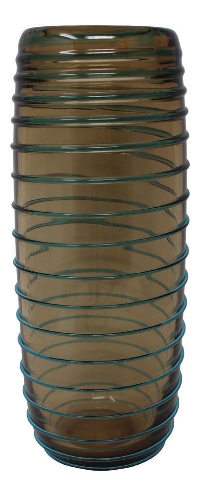 Atolli Vase by Murano Artist Beltrami: Gorgeous vase by noted Glass Master Roberto Beltrami. Hand blown and signed by the Artist. Two additional matching vases available in other sizes and shapes in separate listings.