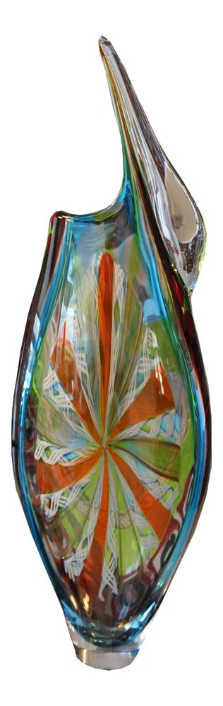 Symphony 1 0f 1 Murano Glass Vase by Celotto (1 of 4)