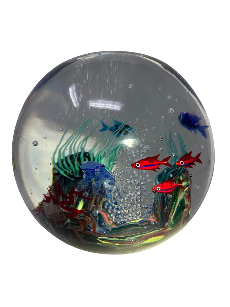 Large Murano Glass Fish Aquarium (1 of 5)