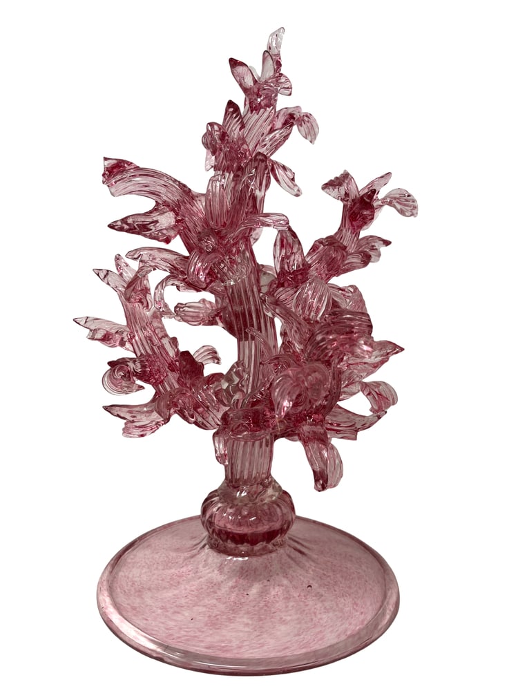 Antique Murano Glass Tree: This cute Murano Glass tree is very old and has a couple broken branches. The breakage is hard to find due to the numerous limbs on the tree, but it is there. Bid accordingly!