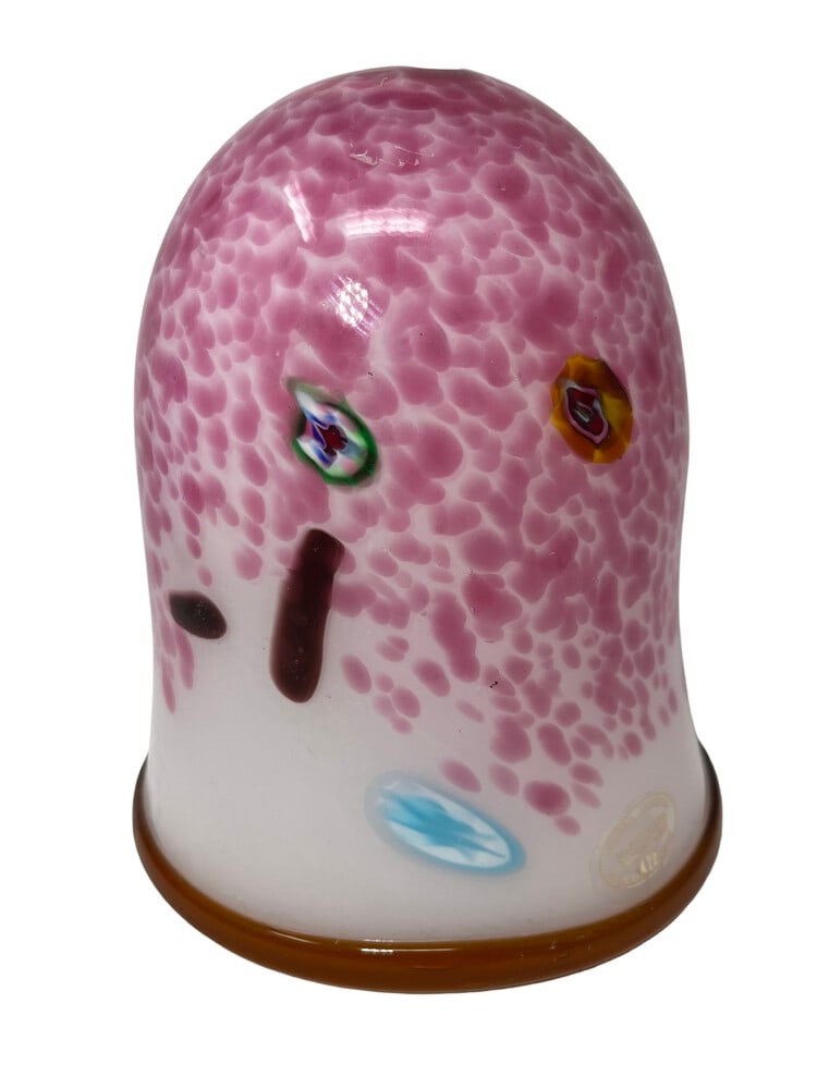 Murano Glass Pendant Bar Light: Created in the furnaces of Murano by the Mazzuccato family, this lovely bar suspension light is designed using traditional Murano millefiore. There is a second matching light shade (wired) available w