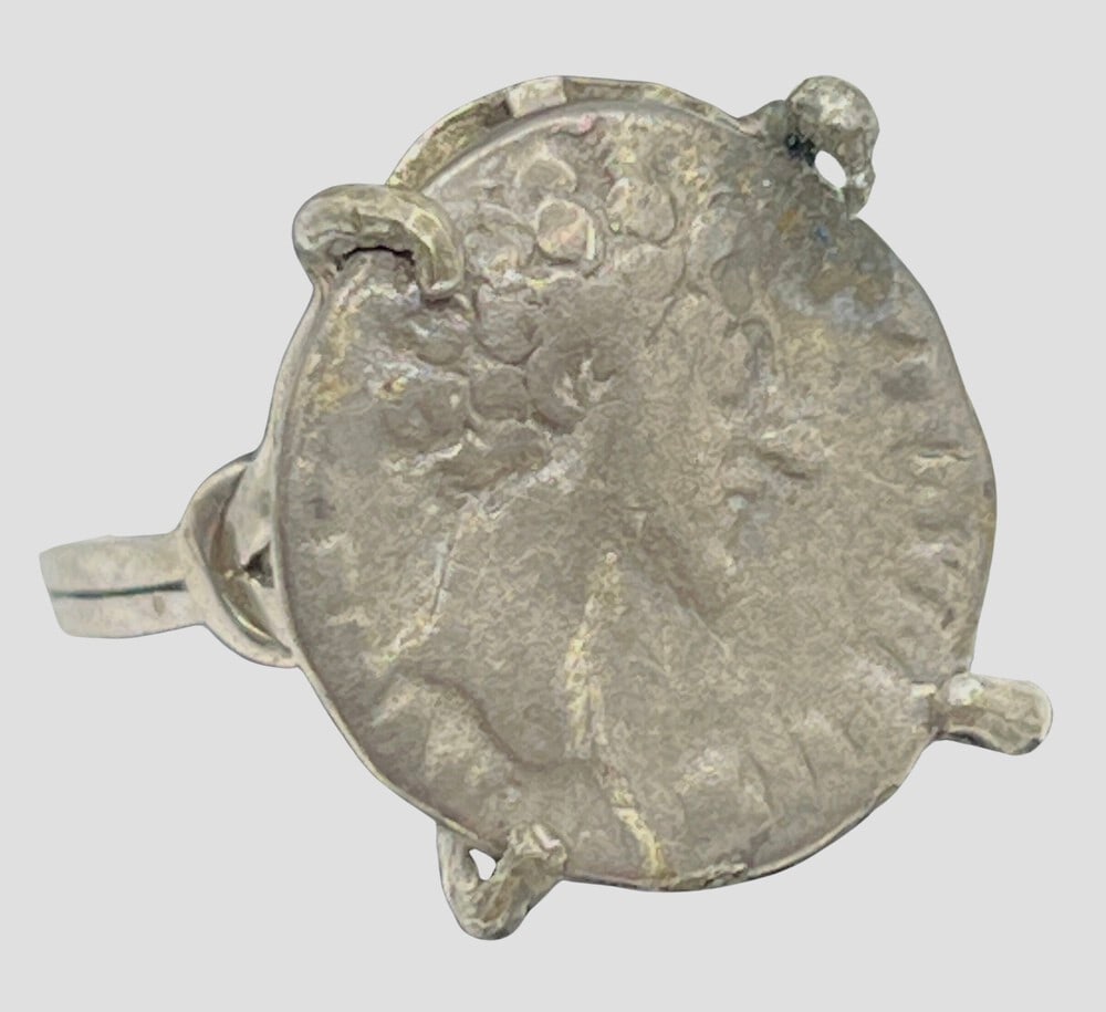 Marcus Aurelius Coin Made into A Ring (1 of 6)