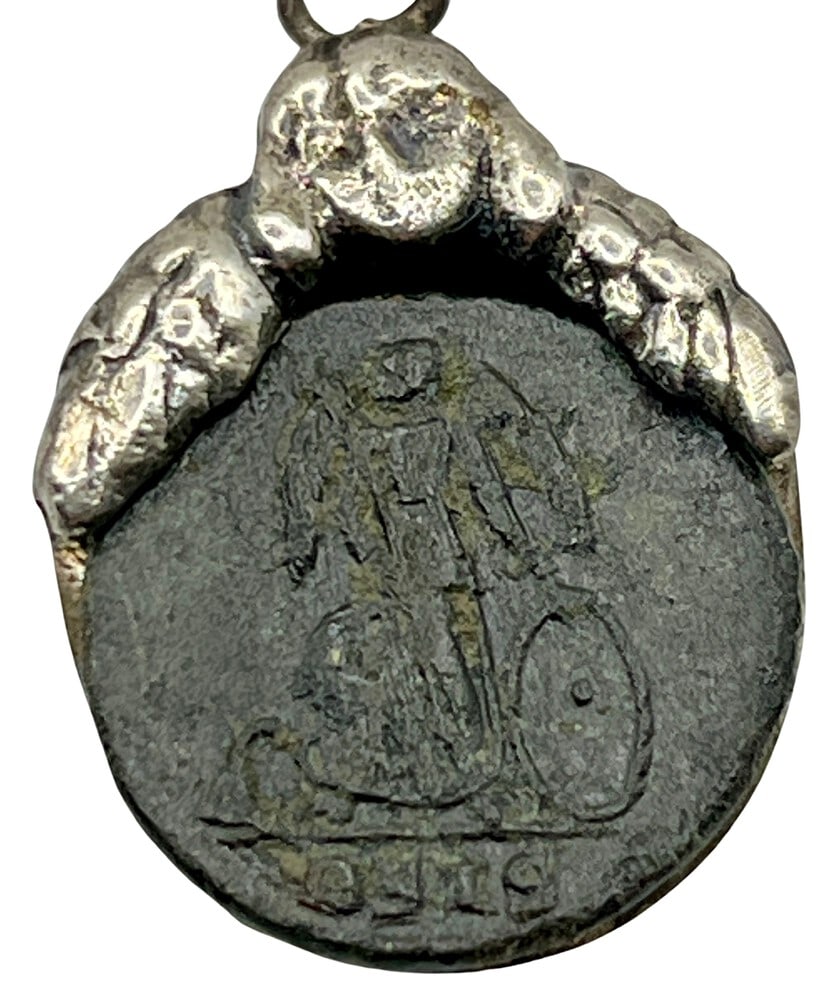 Angel and Emperor Constantine Necklace (1 of 5)