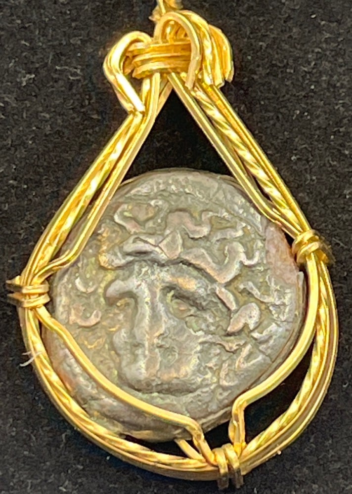 Ancient Helios Trojan War Coin - 5