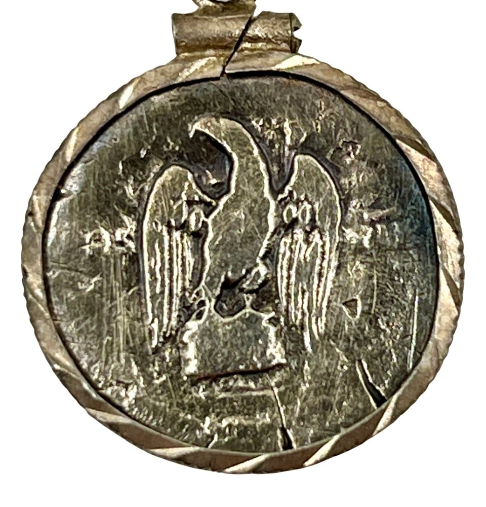 Roman Coin of Vespasian, Builder of the Colosseum: Own a piece of ancient history with this authentic silver coin, expertly transformed into a stunning pendant (#67).Genuine ancient silver coin (circa 70 AD).Beautifully mounted in a pendant setting,