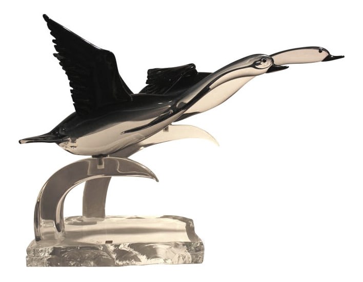 Northern Flight Murano Glass Geese by Oscar Zanetti (1 of 5)