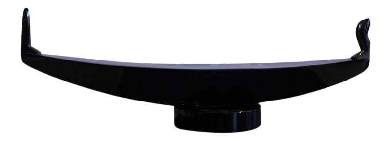Murano Glass Gondola by Dino Rosin: Dino Rosin is Murano's most popular Glass Master. This piece is one of his most unusual. The ebony black Gondola is a true work of art. A perfect center piece for any home. Signed by the Artist. Measu