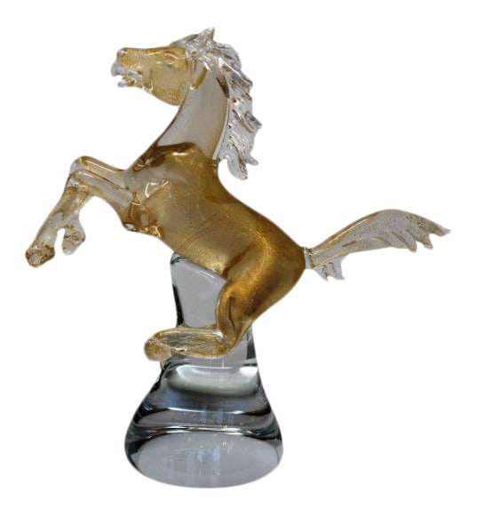 Golden Stallion Hand Formed in Murano (1 of 5)