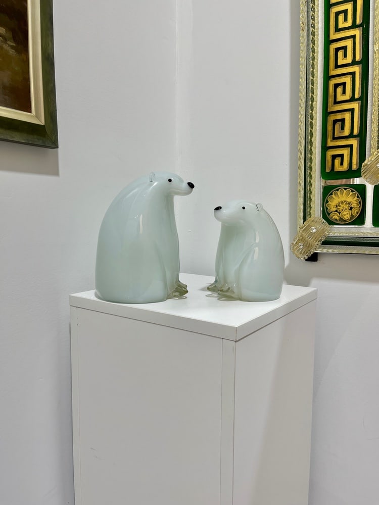 Murano Glass Polar Bear - 2