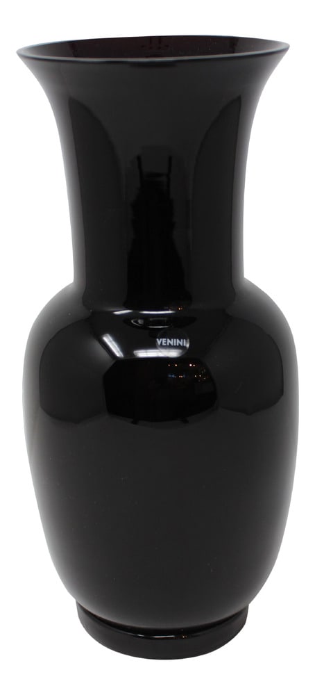 Venini Opalino Classic Vase in Black (1 of 4)